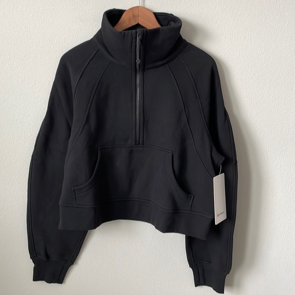 lululemon athletica Tops - NWT Lululemon Scuba Oversized Funnel Neck Shirt Black Size XS/S